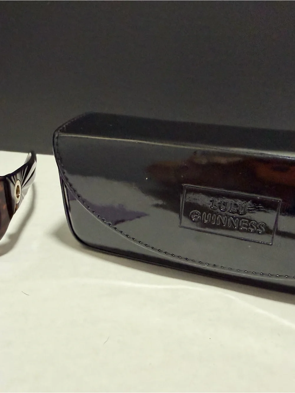 LuluGuinness Women's Tortoiseshell Cat-Eye Sunglasses with Brown Gradient Lenses